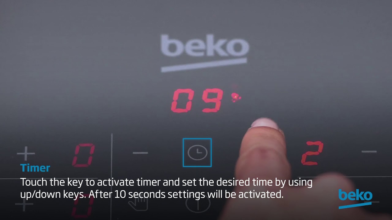 how-to-use-the-functions-on-my-induction-cooktop-by-beko-youtube