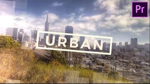 Urban Parallax Slideshow | Premiere Pro Template | Videohive