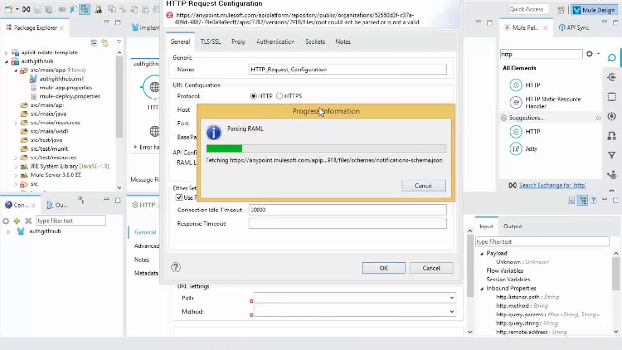 OAuth Authentication using Http Connector using Github RAML