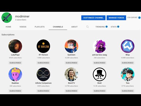 როგორ დავაყენოთ გამოწერილი არხები საჯაროზე