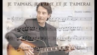 JE T&#39;AIMAIS, JE T&#39;AIME ET JE T&#39;AIMERAI - Accompaniment (Bb)