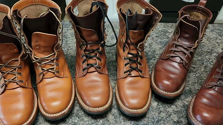 Nicks Boots Veg Tan update #1
