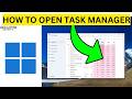 How To Open Task Manager on Windows 11(EASY)