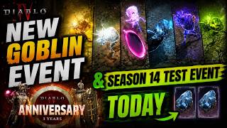 NEW GOBLIN EVENT GIGA LOOT & Season 14 Test EVENT TODAY