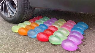 Experiment Car vs Water Balloons, Orbeez, Coca Cola, Mentos | Crushing Crunchy & Soft Things by Car