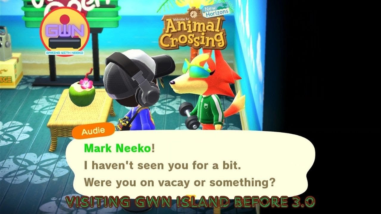 Animal Crossing New Horizons: Посещение острова GWN до обновления 3.0, чтобы проверить, остался л...