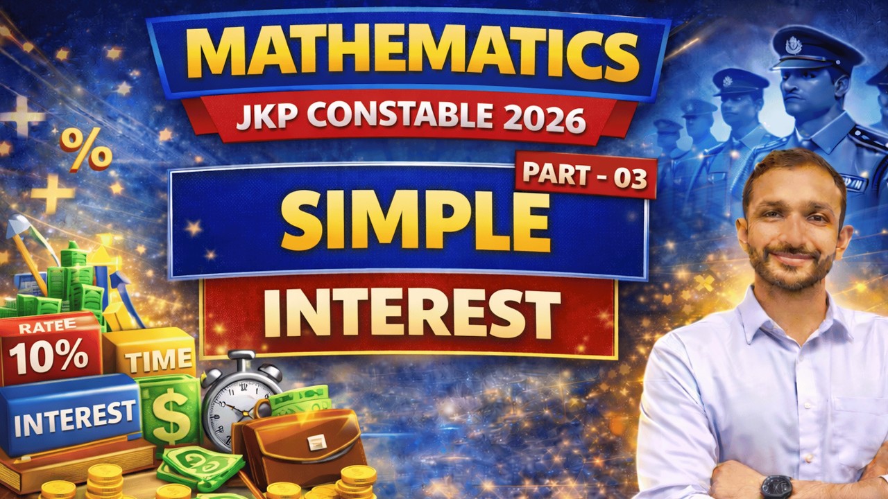 COMPOUND INTEREST | MATHEMATICS FOR JKP CONSTABLE 2026|| BY SHUKLA  SIR
