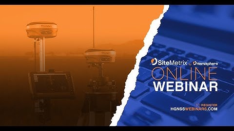 SITEMETRIX WEBINAR