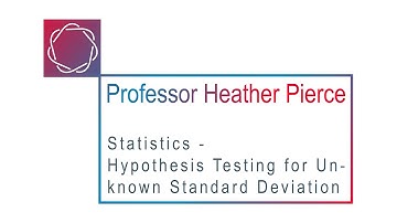 Hypothesis Testing with Unknown Standard Deviation
