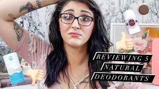 HARSH TRUTH REVIEW OF 5 NATURAL DEODORANTS | pros & pits of Kopari, Lavanila, & more!!