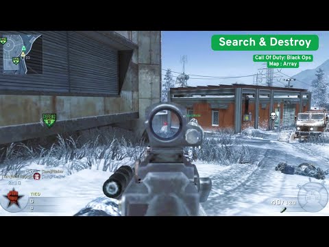 Call of Duty Black Ops Search & Destroy on Array 🔥 Classic BO1 S&D ...