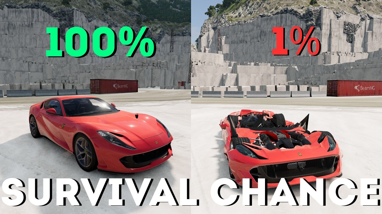 Survival Chance: Italy Map Crash Test – Can the Dummies Survive? 💥#8