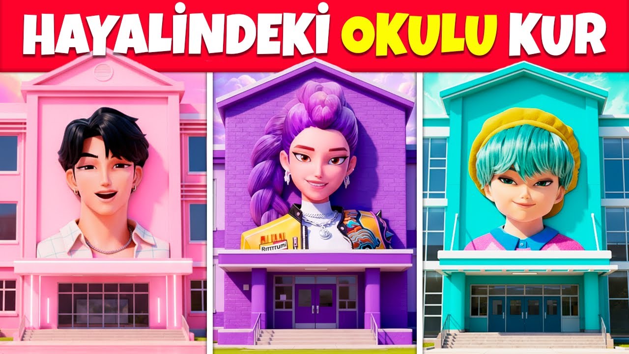 Hangisini Seçersin...? Hayalindeki Okulu Kur 🏫🌈💖