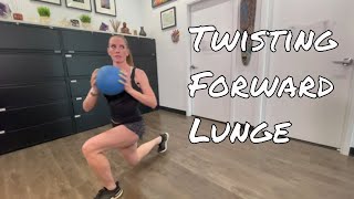 Twisting Forward Lunge - Great Golf Exercise