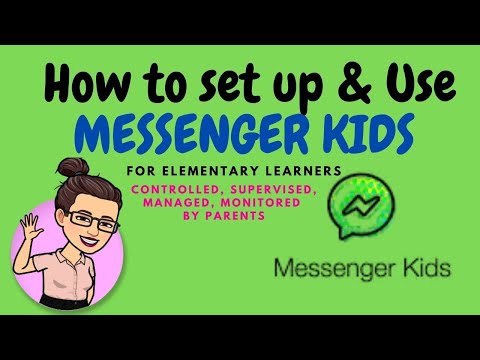 COME impostare e utilizzare MESSENGER BAMBINI | Tagalog