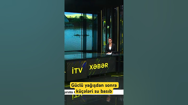 Güclü yağışdan sonra küçələri su basıb