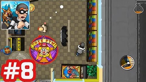 Robbery Bob - Gameplay Walkthrough - Part 8 Chapter 4 Advanced (Level 1 - 5) Perfect iOS/Android