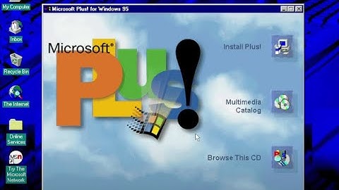 Microsoft Plus! for Windows 95 Setup and Desktop Themes Walkthrough