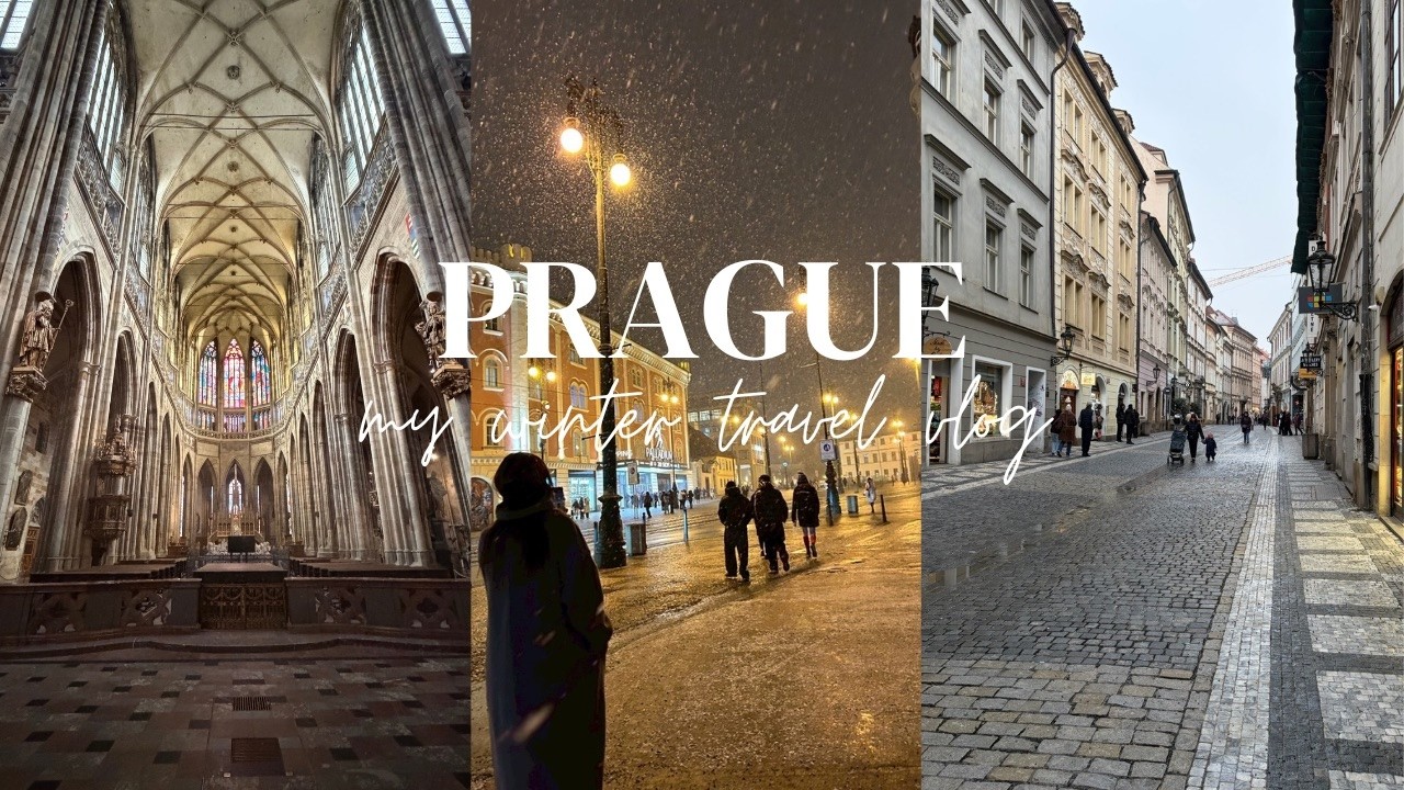 【プラハvlog】2泊3日のチェコ旅行🇨🇿| 初ヨーロッパが美しすぎた🫧| 世界一美しい街 | ヨーロッパ周遊 | プラハ城 | 天文時計 |