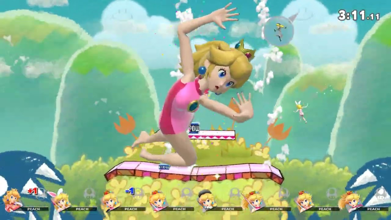 SSBU Mods: 8 Peaches Battle (Only Blast and Screen KO) #10