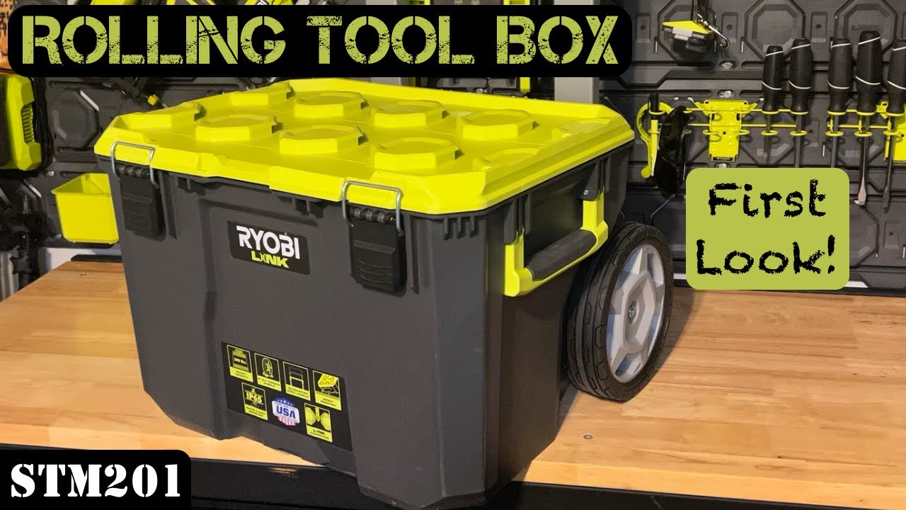 Ryobi Link Rolling Tool Box - First Impressions! - YouTube