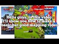 MAPPING TUTORIAL | Fast and clear. Maps tutorial on 11K subscribers