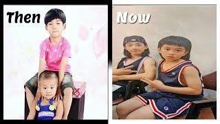 Lin Qiunan With Brother #ThenNow 2019