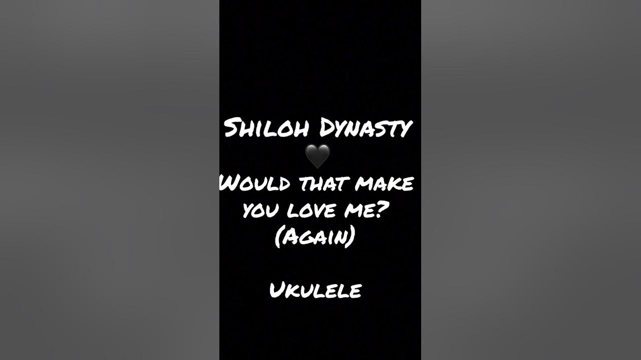 losing interest - shiloh dynasty #shiloh #shilohdynastycover