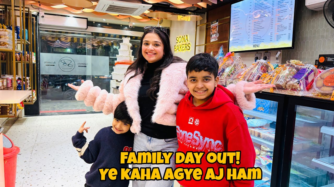 Itne Dino Baad Family Day Out!😍 Ye Kaha Agye Aj Ham😳