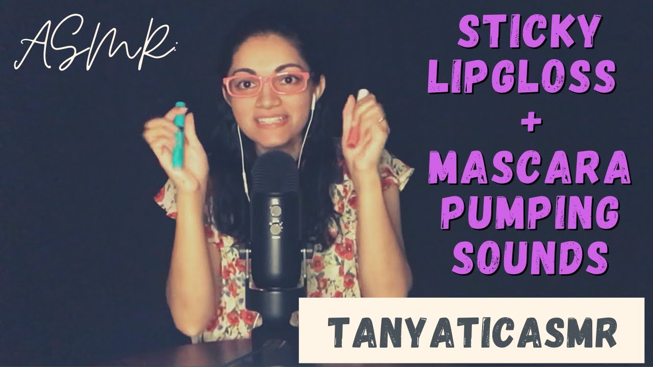 ASMR Fast and Aggressive Sticky Lipgloss & Mascara Pumping Sounds | No Talking *intense and tingly*
