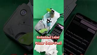 Embedded label printer with auto-peel! #pos #label #printer #factory