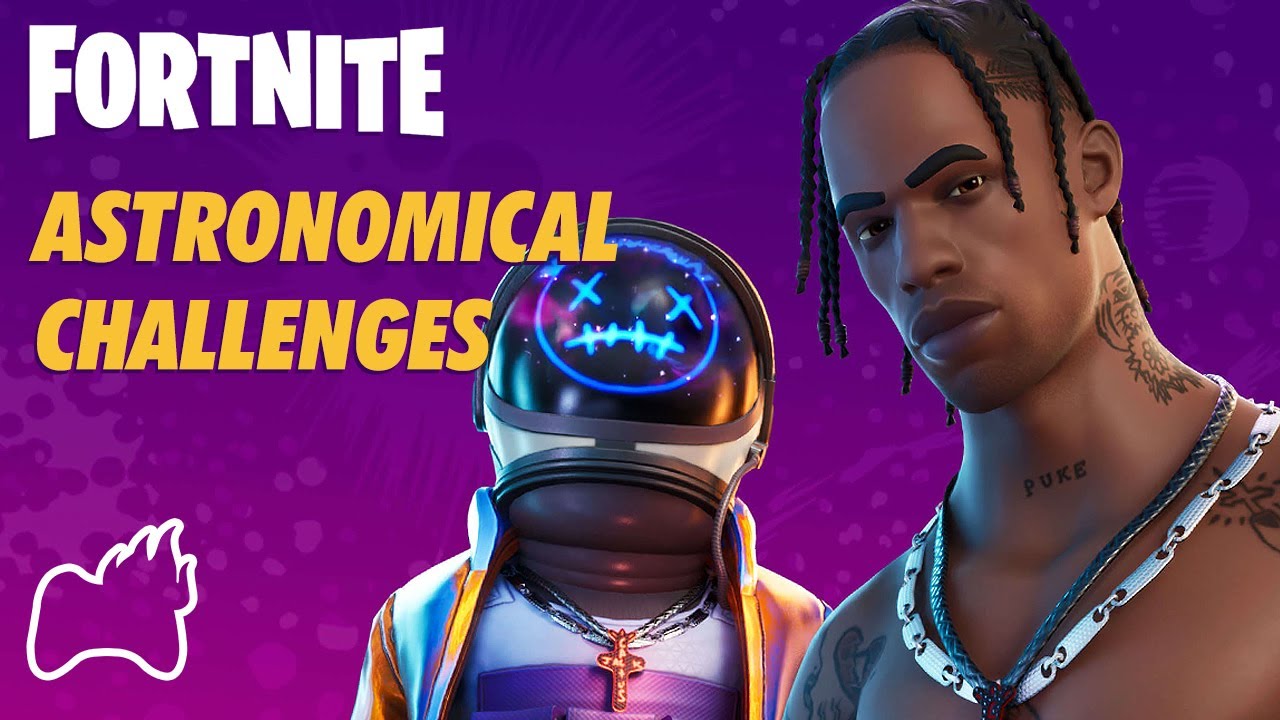Fortnite Travis Scott Astronomical Challenges - Astro Heads
