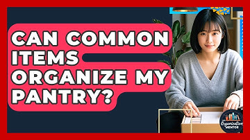 Can Common Items Organize My Pantry? - Your Organization Mentor