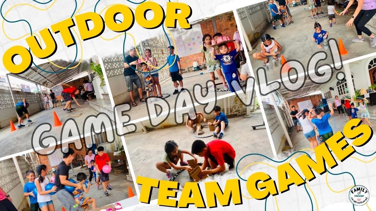 GAME DAY Outdoor Team Games For Kids And Adults YouTube