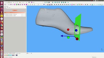 create the ribs for a  shoe last