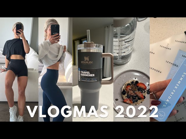 Vlogmas day 23: coffee with Danielle, Christmas shopping + a rare dinner  date at home 