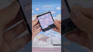 galaxy z flip 5 unboxing 🩵 cinnamoroll edition 🩵 z플립5 시나모롤 에디션 #zflip5 #z플립5 #cinnamoroll #시나모롤