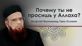 Муфтий Мухаммад Таки Усмани - Почему ты не просишь у Аллаха?