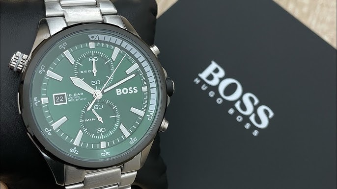 Hugo Boss Globetrotter Chronograph Men's Watch 1513823 (Unboxing)  @UnboxWatches - YouTube