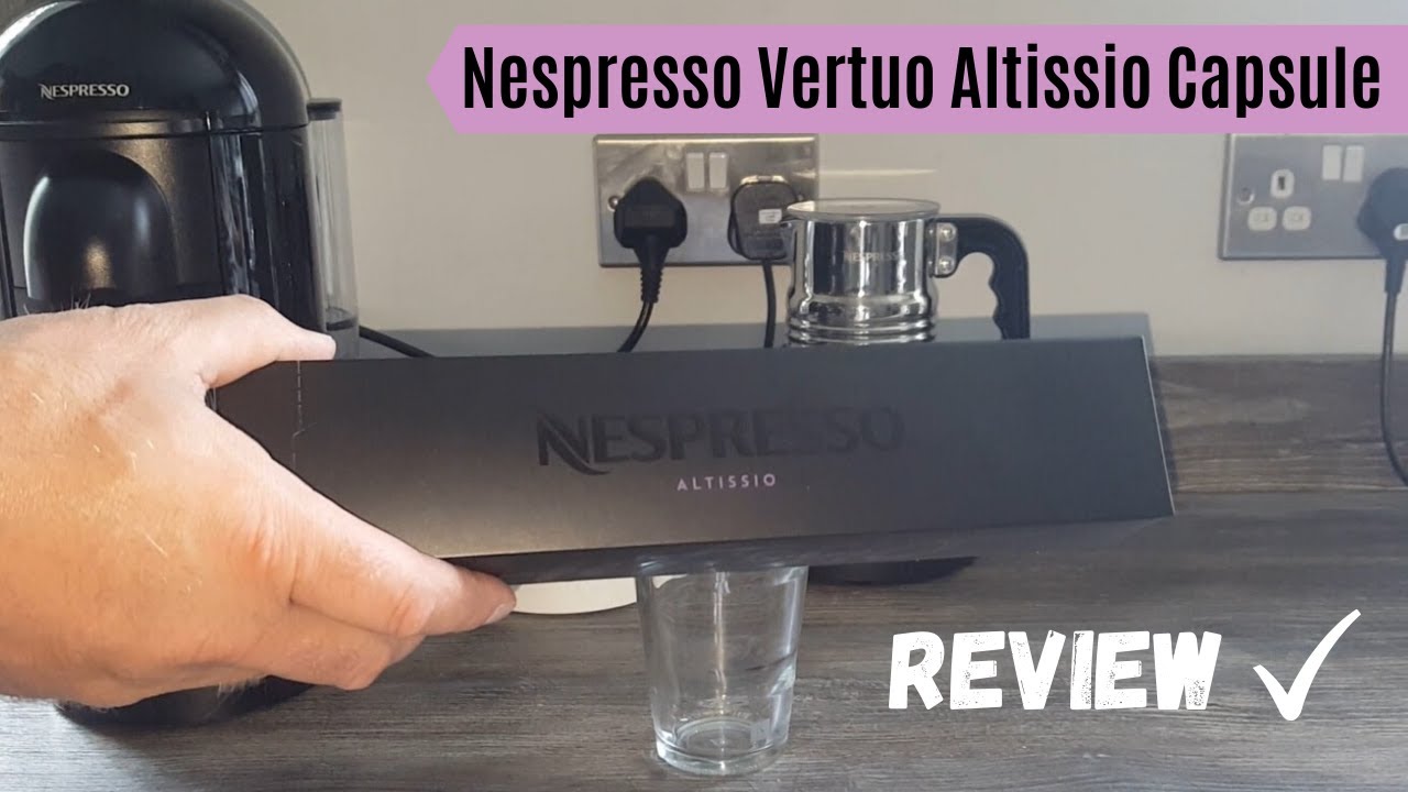 Nespresso Vertuo Altissio Capsule Review and UNBOXING, Intensity 9, Nespresso Pod Reviews