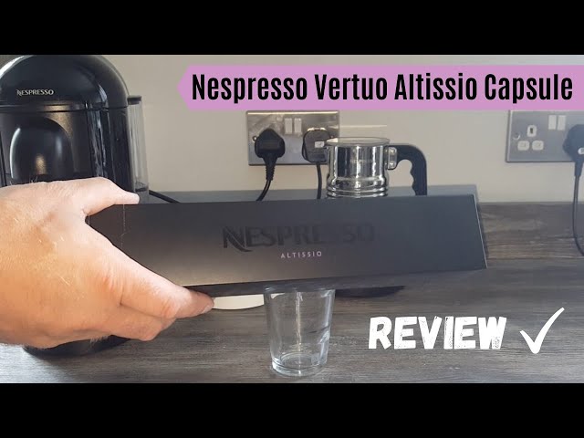 Nespresso Vertuo Altissio Capsule Review and UNBOXING