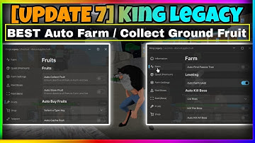 [UPDATE 7] King Legacy Script Hack GUI OP! • DUPE FRUIT, AUTO FARM LEVEL AND MORE!! |