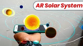 Amazing Augmented Reality Solar System, AR Solar System Android App Review by DK Tech Hindi screenshot 2