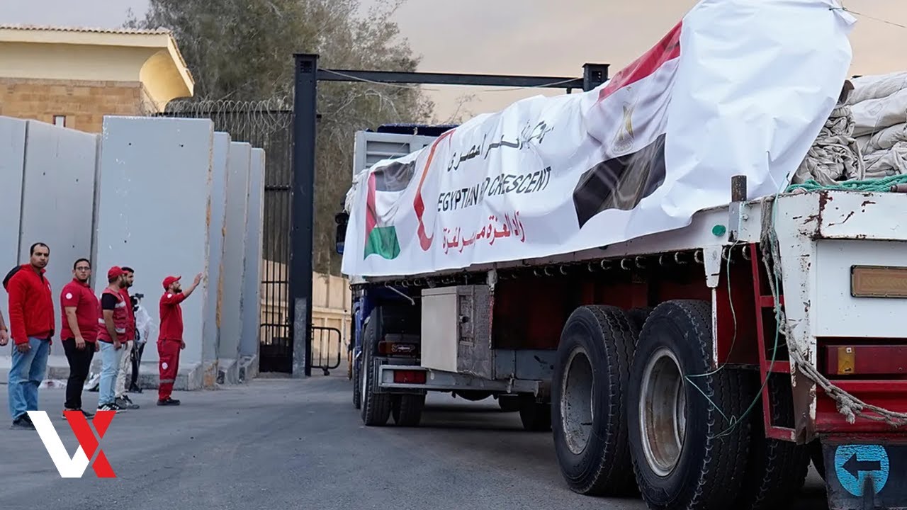 Rafah Crossing Set to Open as Gaza Aid Trucks Move from Egypt | VERTEX