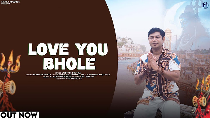 Love You Bhole (Official Video) Somvir Mehra | Mani Sabata. New Haryanvi Bhole Song 2025  Kawad Song