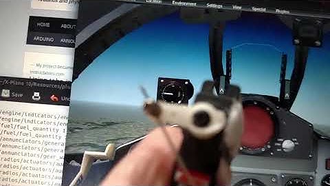 Xplane arduino servo AOA
