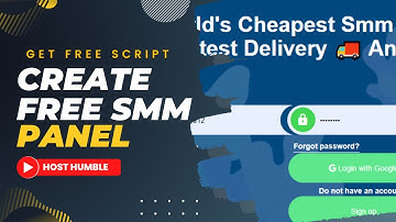 FREE SMM PANEL SCRIPT BY Host Humble | SMM PANEL SCRIPT | Perfect Panel script