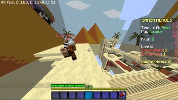 ExectoRed--Fly Hacking Hypixel Smash Heroes