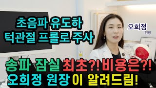 [프롤로 주사] 초음파 유도하 턱관절 프롤로주사?? 송파 잠실 치과 최초?! 비용은?!