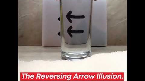 The Reversing Arrow Illusion is wonderful